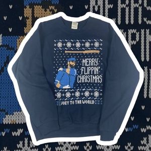 Jose Bautista Blue Jays Christmas Sweater size Medium men